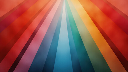 Christmas color burst radiates with vibrant red blue green and orange rays creating festive abstract background for joyful celebration