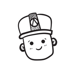 fire fighter man head