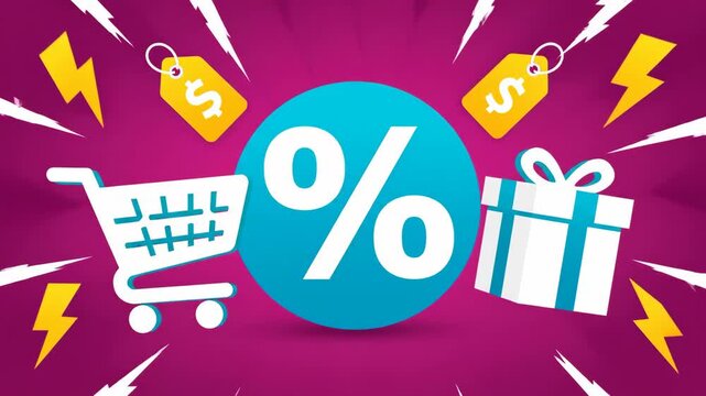 Shopping Cart Discount Sale Promotion Offers Deals Bargains.