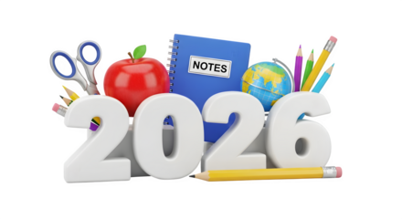 School supplies and 3d year 2026 for education and learning