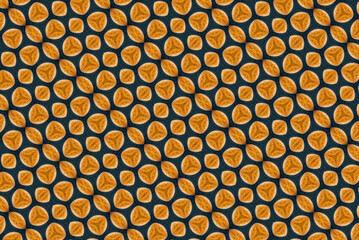 Surreal organic pattern backdrop diagonal design