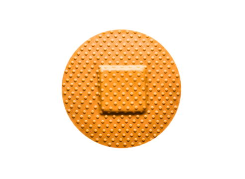 Tactile paving indicator for visually impaired people isolated on transparent background - Powered by Adobe