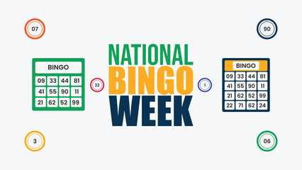 National Bingo Week, Fun Games, Community Entertainment, Bingo Celebration