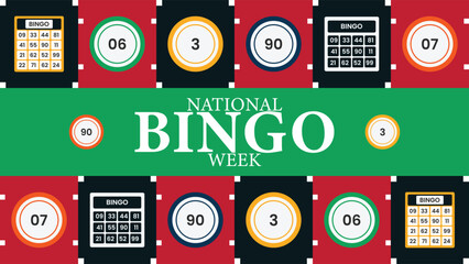 National Bingo Week, Fun Games, Community Entertainment, Bingo Celebration