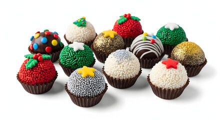 Assortment of Christmas chocolates