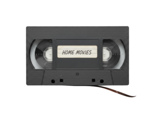 Photoreal VHS Tape Playing with Spinning Reels