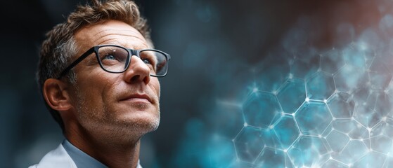 Bioinformatics breakthroughs: navigating the digital age of genomics. Blank background. A dive into advanced science: vivid depiction of genomic research and technology. Clear focus.