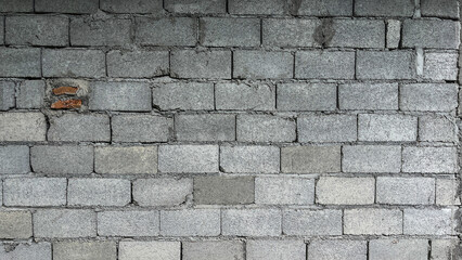 Texture of abstract shingles bricks texture, Geometric pattern background, Details of wall material, Can be used as background for display or montage your products. Side view.