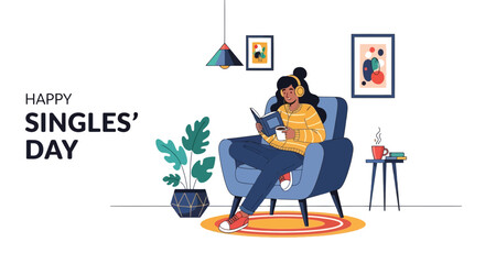 Celebrate self-love this Singles' Day with cozy reading and coffee bliss