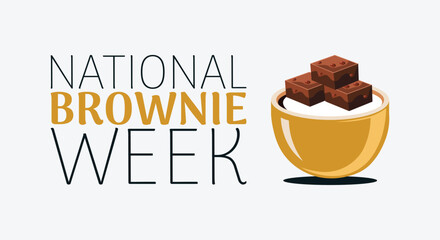 National Brownie Week, Chocolate Dessert, Sweet Treat, Bakery Celebration