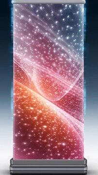 Bright large display technology with vibrant background vibrant background illuminates large display screen