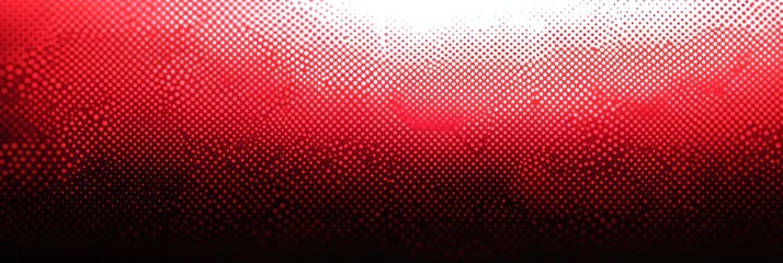 red halftone dot gradient background with dense black lower edge and bright white top, comic-style textured pattern conveying dramatic intensity