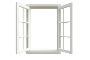 A beautifully designed open window a clear view. inviting natural light into a serene indoor space. perfect for home decor or architectural design inspiration