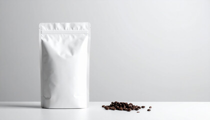 A sleek white packaging sits on a plain surface illuminated by soft natural light from a nearby window emphasizing its smooth texture and simple design
