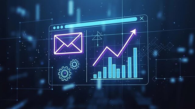 Video showcasing data analysis for the concept of business. - Powered by Adobe