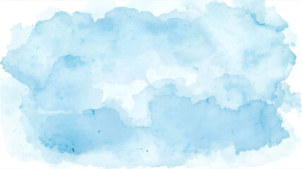 Obraz premium 青いウォーターカラーのデザイン背景