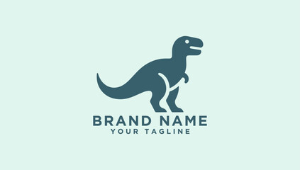 Dinosaur Tyrannosaurus Rex Vector Logo Design A Prehistoric Adventure