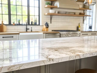 Table Top And Blur Interior of The Background