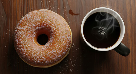 Donut coffee