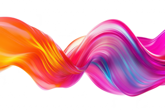 A swirl of colorful waves in shades of pink. orange. and blue. creating a dynamic flow that conveys energy and creativity. ideal for backgrounds in digital art or design projects