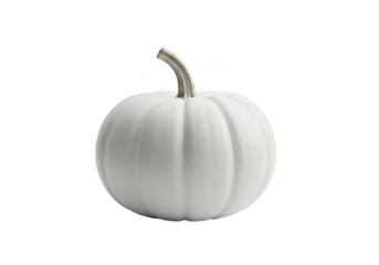 White gourd autumn harvest isolated on transparent background