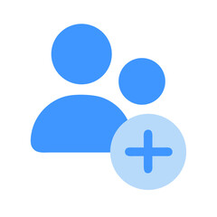 Obraz premium Add user icon symbolizing team expansion and new members