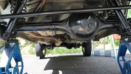 四輪駆動車の整備イメージ