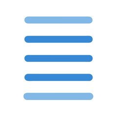 Obraz premium Horizontal blue lines graphic element against black background