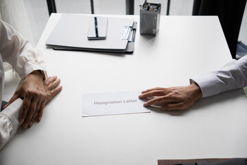 Employees send letter resigning from work