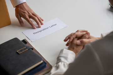 Employees send letter resigning from work