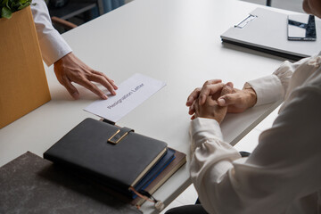 Employees send letter resigning from work