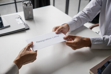 Employees send letter resigning from work