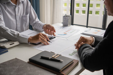 Business people working together in office