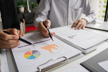 Business people working together in office