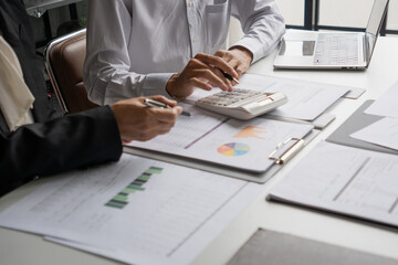 Business people working together in office