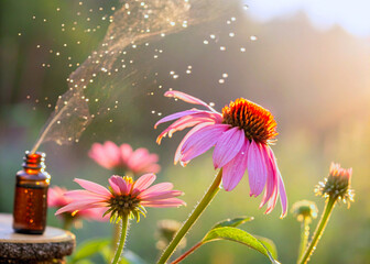 Nature’s Color Burst: Close-Up of a Purple Wildflower