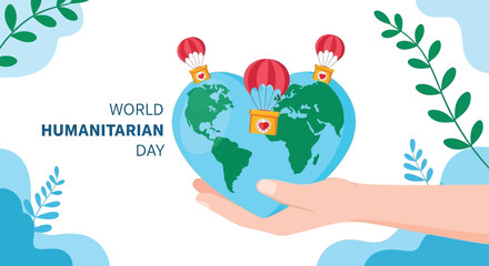 Celebrate World Humanitarian Day with global support, sharing love across borders, and sending aid where it's needed most, bringing hope to communities