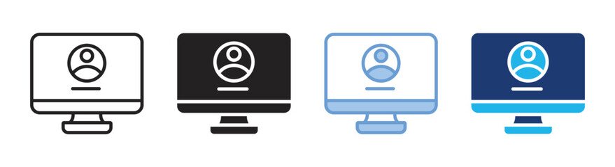 Computer icon set multiple style collection