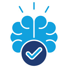 Knowledge Flat Blue Icon