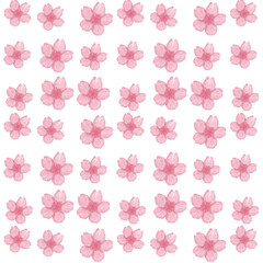 
Cherry blossom painting, pink flowers, fabric pattern, wallpaper, background
