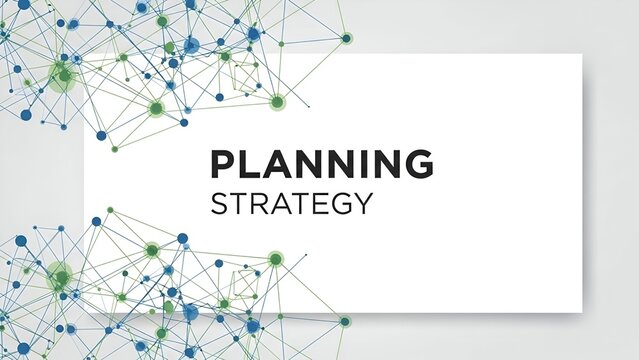 Business Planning Strategy Concept with Network Connections and Modern Design - Powered by Adobe