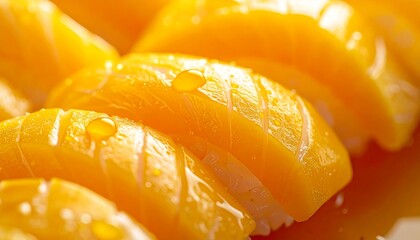 Close-up of Ripe Jackfruit Segments - A Tropical Fruit Delight.