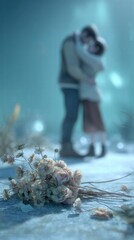 romance gesture, couple, romantic, human relationships, flower, love, romance