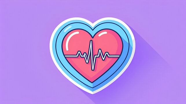dilated cardiomyopathy cardiology disease color icon vector illustration