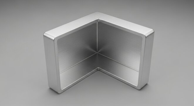 Metal Corner Bracket Silver Industrial L-shaped Fastener for Construction and Furniture