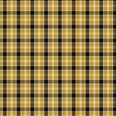 Autumn Mustard Yellow Check Fabric Background
