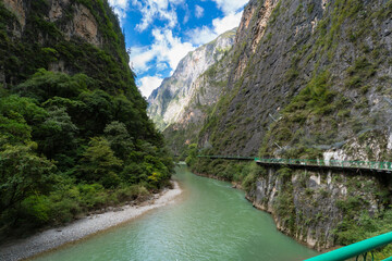 Balagezong Grand Canyon Park in Yunnan province, China.