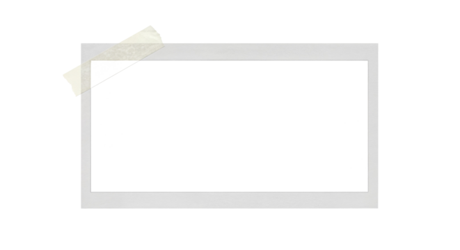 Photo frame for image compositing with photos taped in place