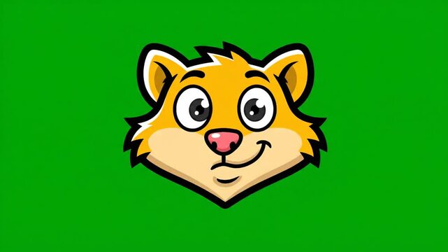 Cute cartoon fox displaying various expressions