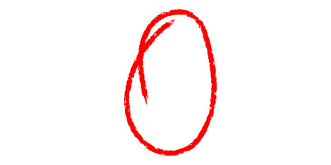 hand drawing different circles isolated on the transparent background, Handwritten red circle. For marking text, numbers, marker pen, pencil, logo, hand-drawn doodle grunge circle highlights	
